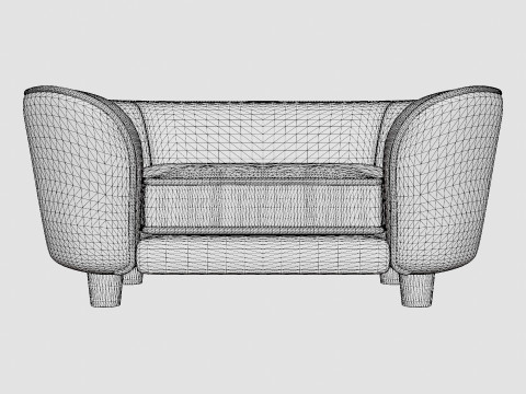 Dog Sofa EHP Coco Sofa - Pink 3D मॉडल