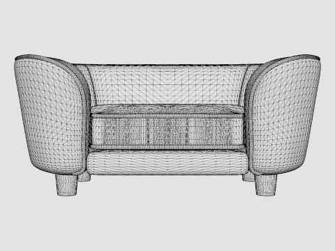 Dog Sofa EHP Coco Sofa - Stone Model 3D