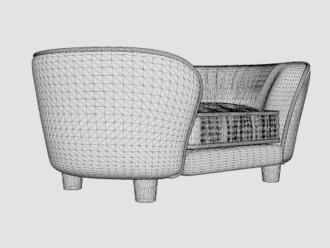 Dog Sofa EHP Coco Sofa - Stone Model 3D