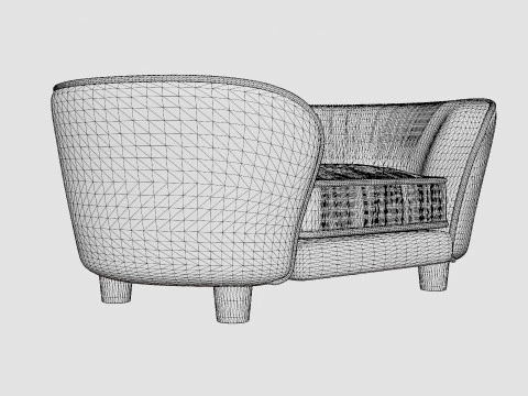 Dog Sofa EHP Coco Sofa - Stone 3D Model