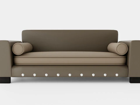 Canap&eacute; pour chien EHP Scout Sofa - Gris Modèle 3D