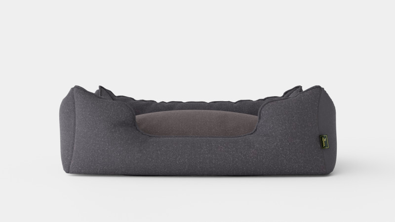 Dog Bed Hunter Boston - Gray 3D मॉडल .c4d .max .obj .3ds .fbx .stl .blend 