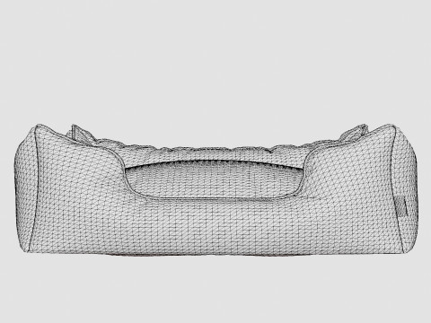 Dog Bed Hunter Boston - Gray 3D मॉडल