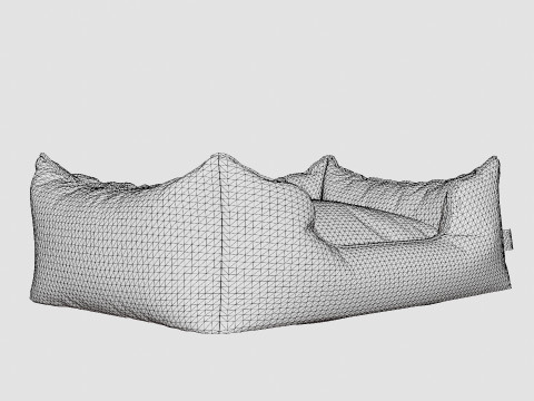 Dog Bed Hunter Boston - Gray 3D मॉडल