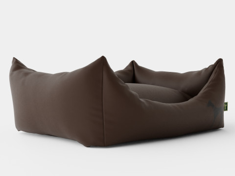 Лежак для собак Хантер Болонья - Коричневий 3D Модель