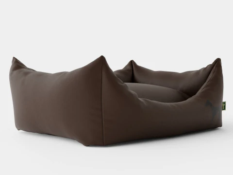 Dog Bed Hunter Bologna - Brown 3D Model