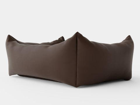 Лежак для собак Хантер Болонья - Коричневий 3D Модель