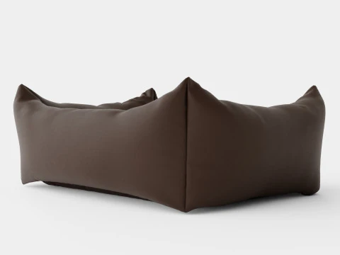 Dog Bed Hunter Bologna - Brown 3D Model