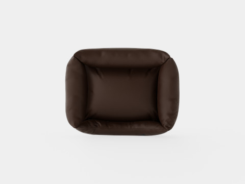 Лежак для собак Хантер Болонья - Коричневий 3D Модель