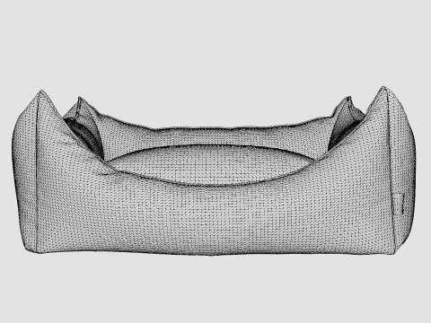 Dog Bed Hunter Livingstone - Beige 3D Model