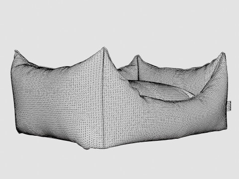 Dog Bed Hunter Livingstone - Beige 3D Model