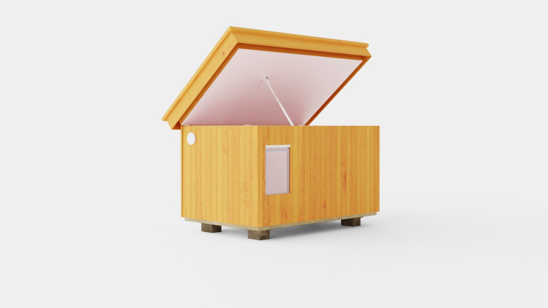 Dog House 3D 모델 .c4d .max .obj .3ds .fbx .stl .blend 