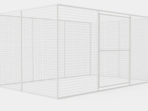 Dog Yard スウェーデン ストロング ミディアム ケージ 3Dモデル