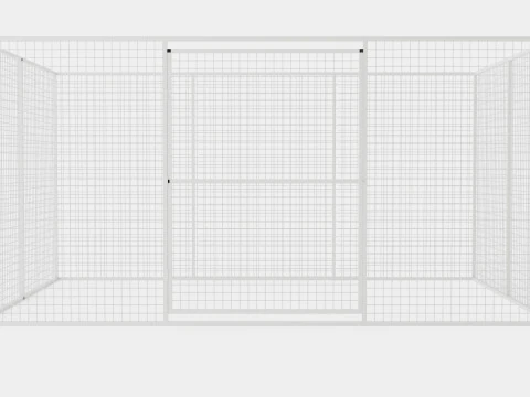 Dog Yard Sweden Strong Medium Cage 3D Model