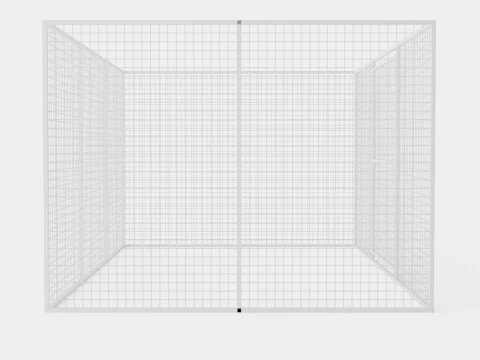 Dog Yard Sweden Strong Medium Cage 3D Model