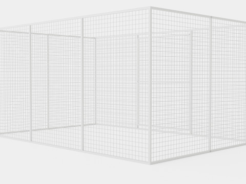 Dog Yard Sweden Strong Medium Cage Modèle 3D