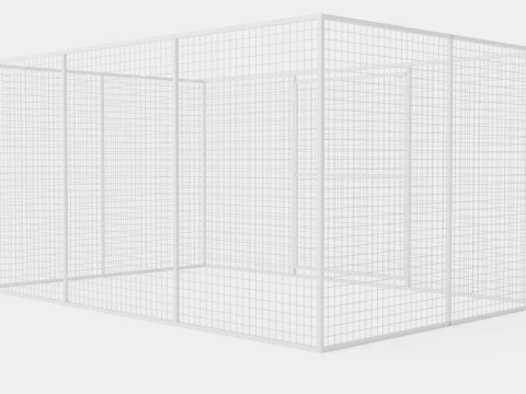 Dog Yard Sweden Strong Medium Cage 3D Model