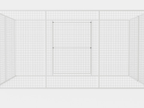 Dog Yard Sweden Strong Medium Cage Modèle 3D