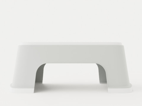 Childrens stool Modello 3D