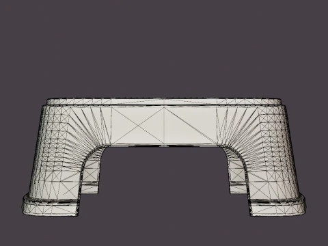Childrens stool 3D Model