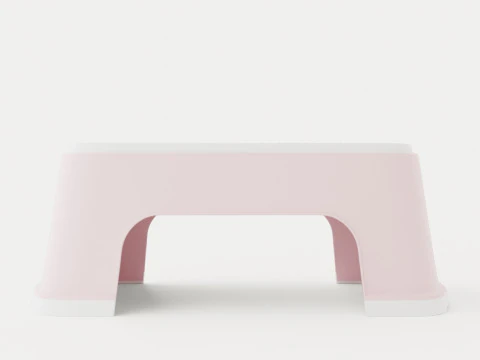 Childrens stool 3D Model