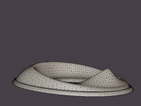 Toilet seat 3D Model