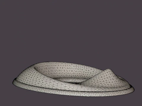 Toilet seat 3D Model