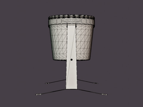 Rock Baby Bed 3D Model
