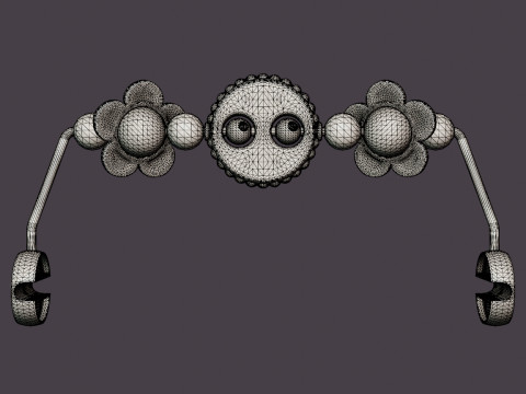 Toy for Babysitter Mischievous eyes Black or white Modèle 3D