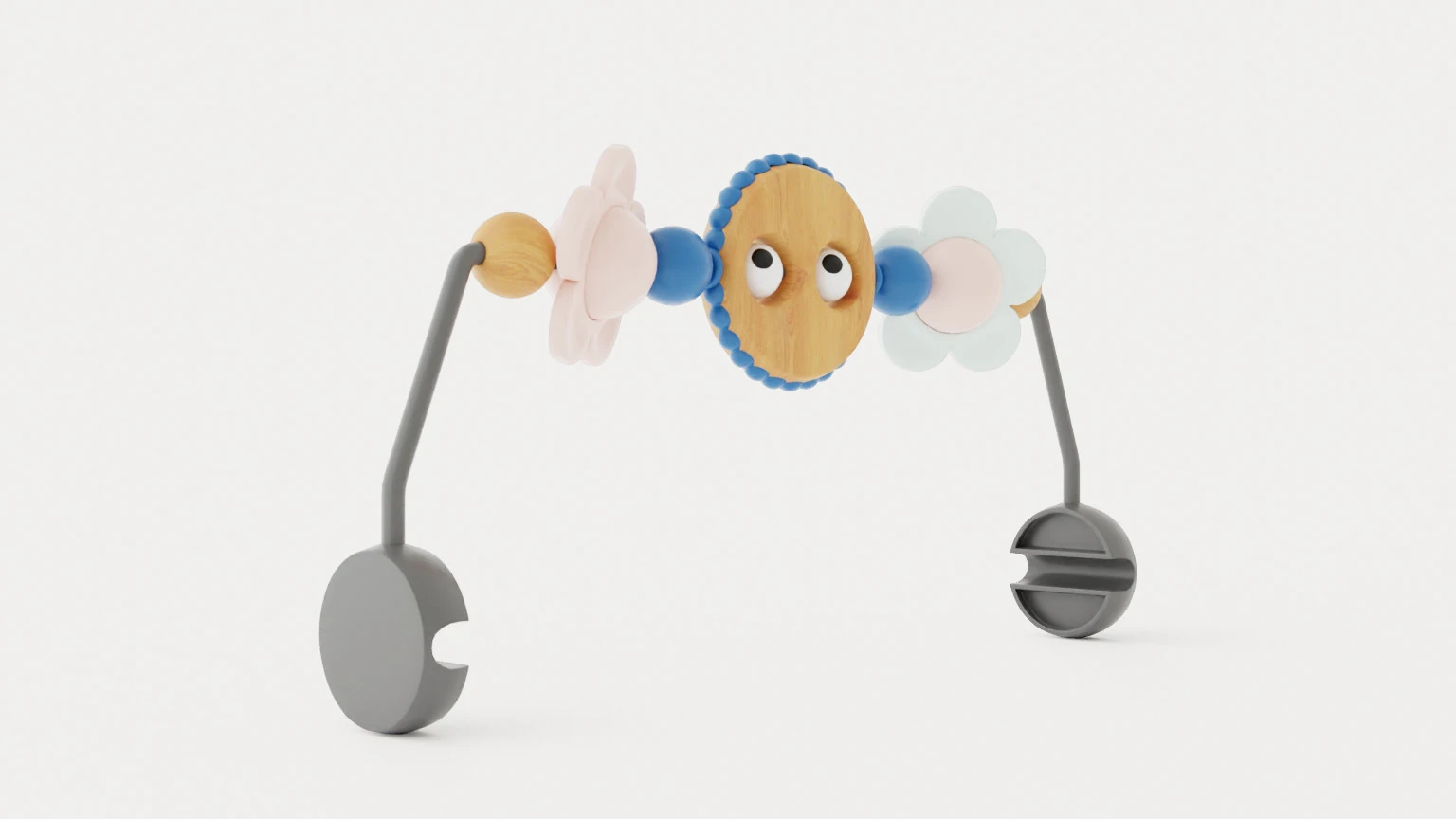Toy for Babysitter Mischievous eyes Pastel 3D Model .c4d .max .obj .3ds .fbx .stl .blend 