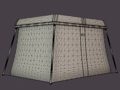Travel cot Light 3D Model