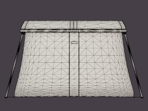 Travel cot Light Model 3D