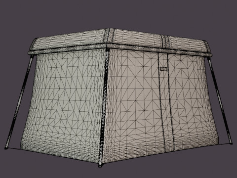 Travel cot Light Model 3D