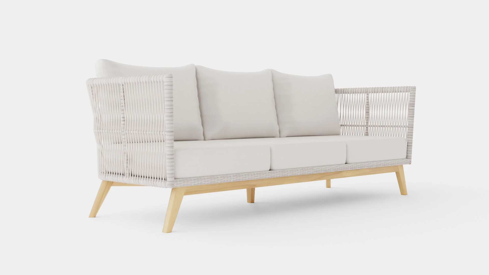 Himmelsnas 3-seater sofa 3D Model .c4d .max .obj .3ds .fbx .stl .blend