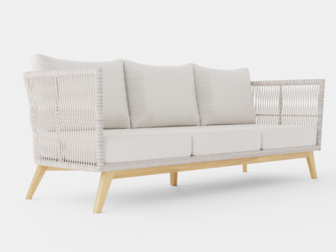 Himmelsnas 3-seater sofa 3D-Modell
