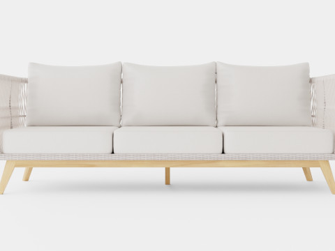 Himmelsnas 3-seater sofa 3D Model