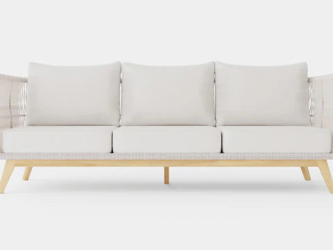 Himmelsnas 3-seater sofa 3D Model