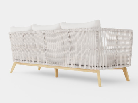 Himmelsnas 3-seater sofa 3D Model