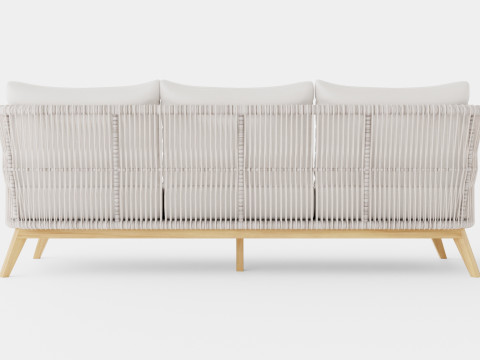 Himmelsnas 3-seater sofa 3D Model