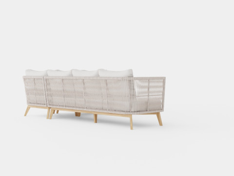 Himmelsnas corner sofa 3D Model