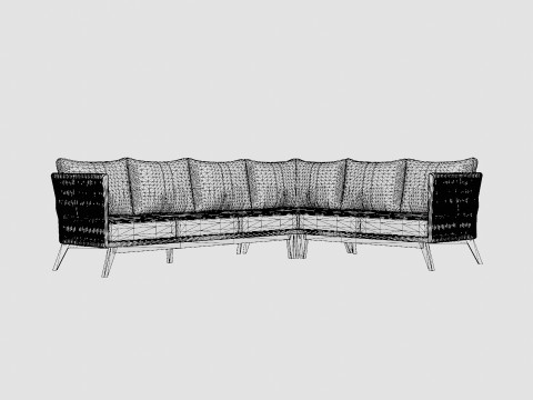 Himmelsnas corner sofa 3D Model