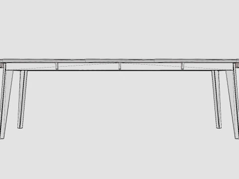 Himmelsnas dining table 3D Model