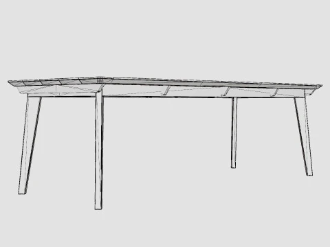 Himmelsnas dining table 3D Model