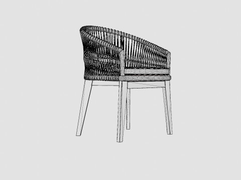 Himmelsnas armchair 3D 모델