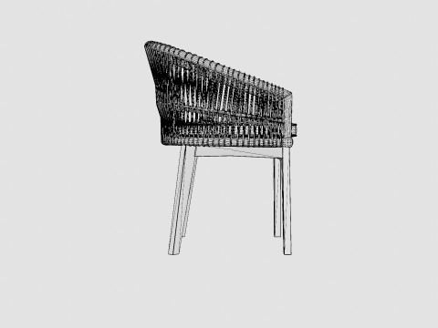 Himmelsnas armchair 3D 모델