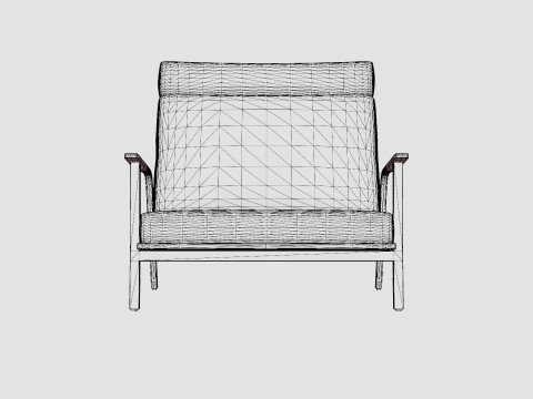 Kungshult lounge chair 3D Модель