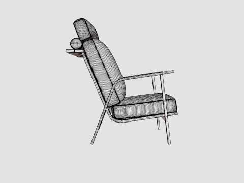 Kungshult lounge chair 3D Модель