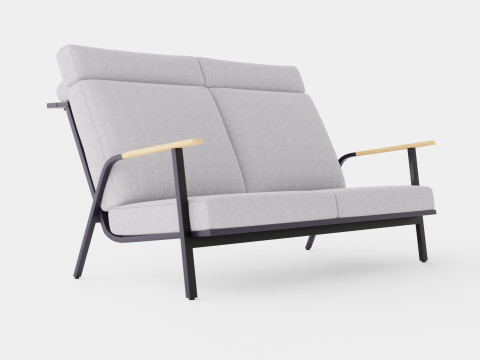 Kungshult 2-seater sofa Modello 3D