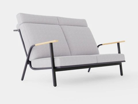 Kungshult 2인용 소파 3D 모델