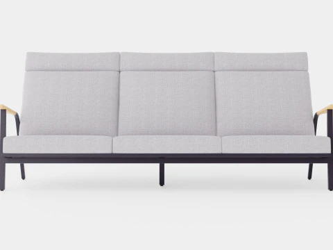 Kungshult 3-seater sofa 3D Model